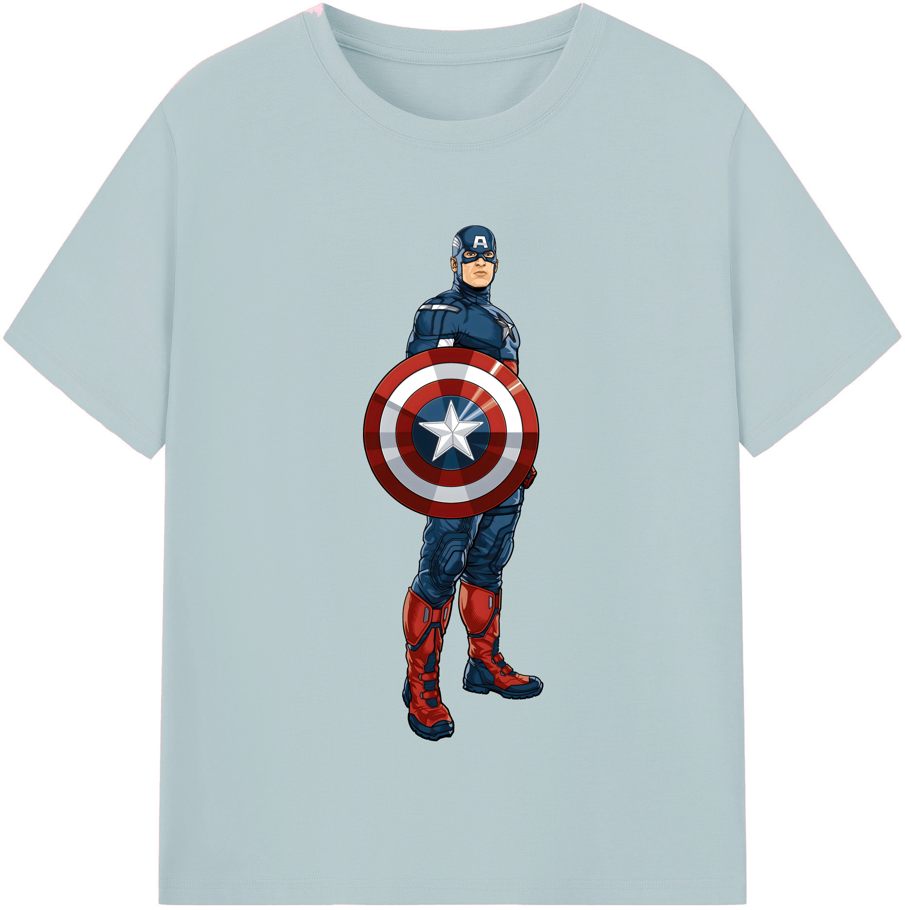 （画像用） アベンジャーズ The Avengers 綿100％半袖Tシャツ（フロントプリント）